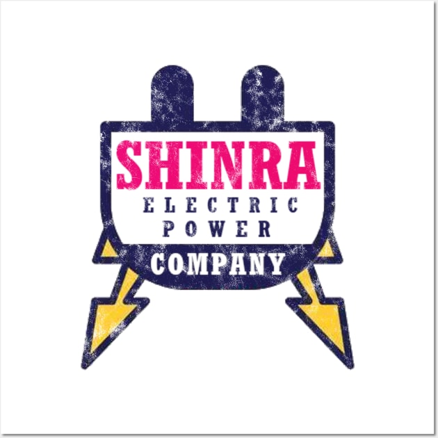 Shinra Electrical Power Company Wall Art by StebopDesigns